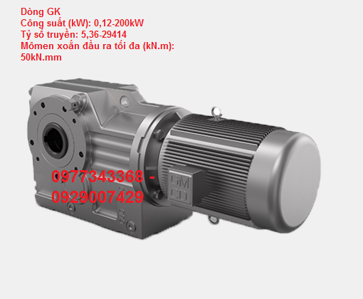 Bộ giảm tốc liền động cơ GUOMAO – XWD10-17-Y30-6P-M1